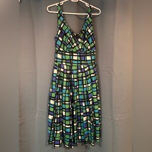 Retrospec’d Elizabeth in Santorini Check - altered